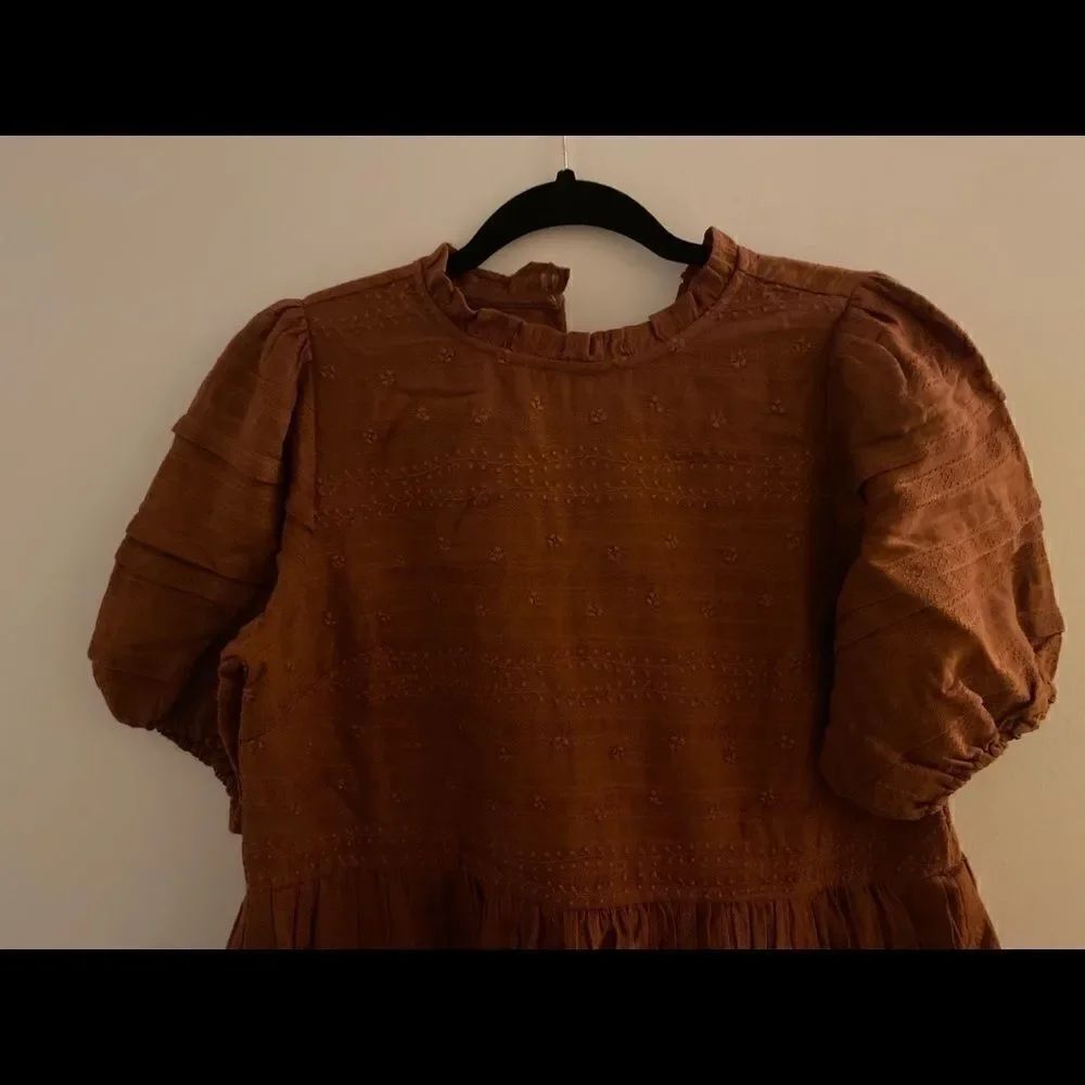 💐Universal Thread Puff Short Sleeve Eyelet Dress - Picture 8 of 11